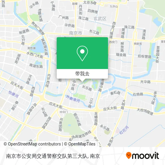 南京市公安局交通警察交队第三大队地图