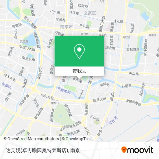 达芙妮(卓冉瞻园奥特莱斯店)地图