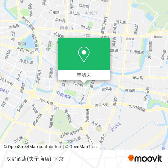 汉庭酒店(夫子庙店)地图