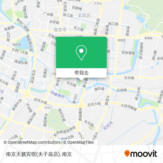 南京天籁宾馆(夫子庙店)地图