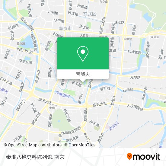 秦淮八艳史料陈列馆地图