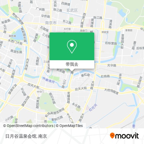 日月谷温泉会馆地图