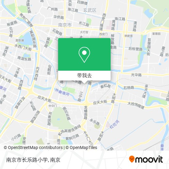 南京市长乐路小学地图