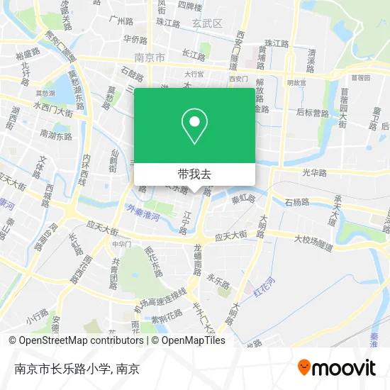 南京市长乐路小学地图