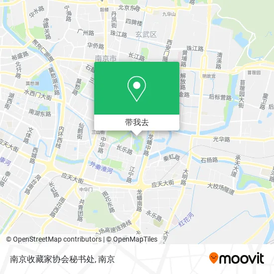 南京收藏家协会秘书处地图