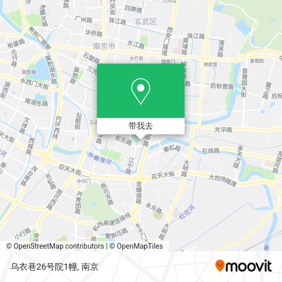 乌衣巷26号院1幢地图