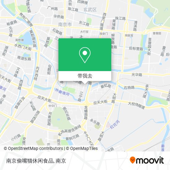 南京偷嘴猫休闲食品地图