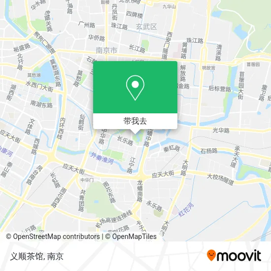 义顺茶馆地图
