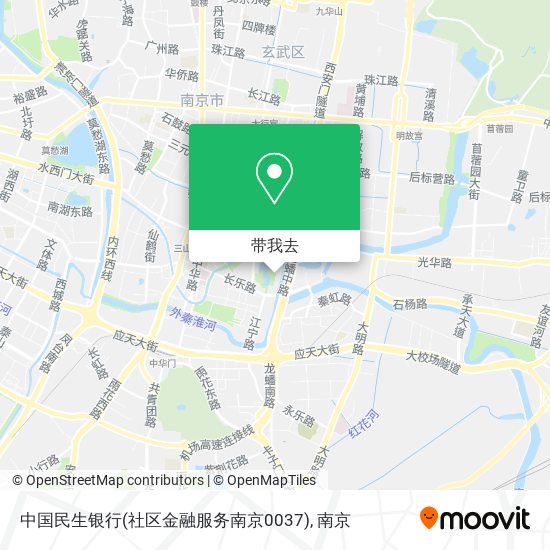 中国民生银行(社区金融服务南京0037)地图