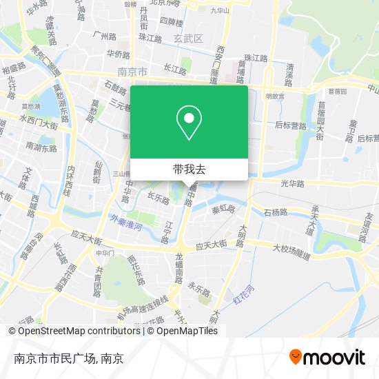 南京市市民广场地图