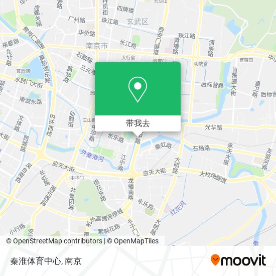 秦淮体育中心地图