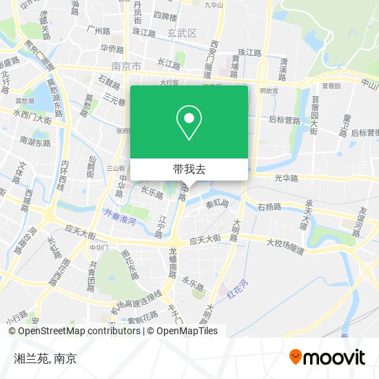 湘兰苑地图
