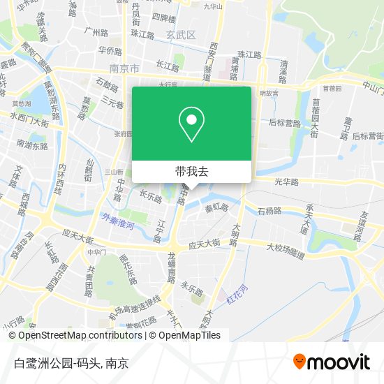 白鹭洲公园-码头地图