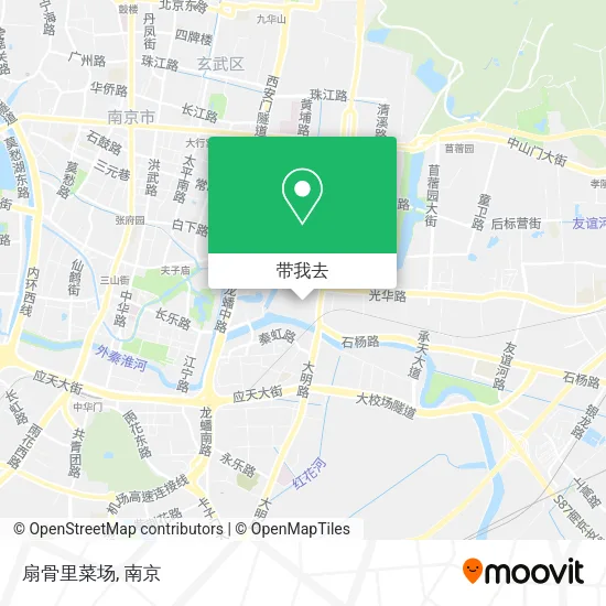 扇骨里菜场地图