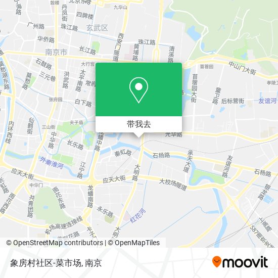 象房村社区-菜市场地图