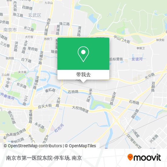 南京市第一医院东院-停车场地图