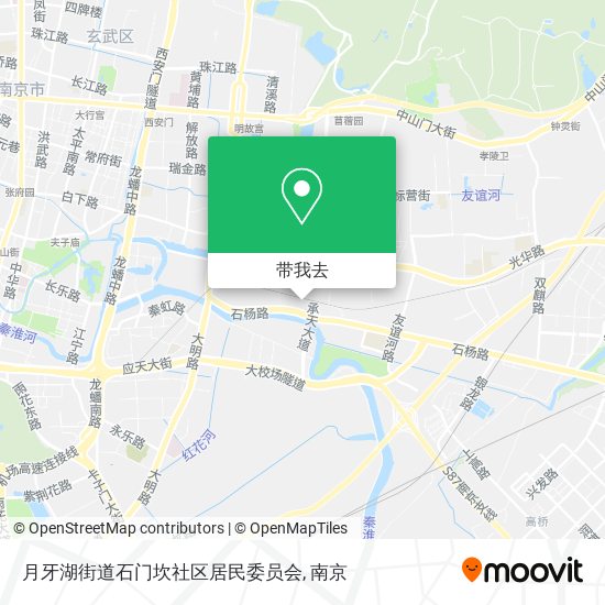 月牙湖街道石门坎社区居民委员会地图