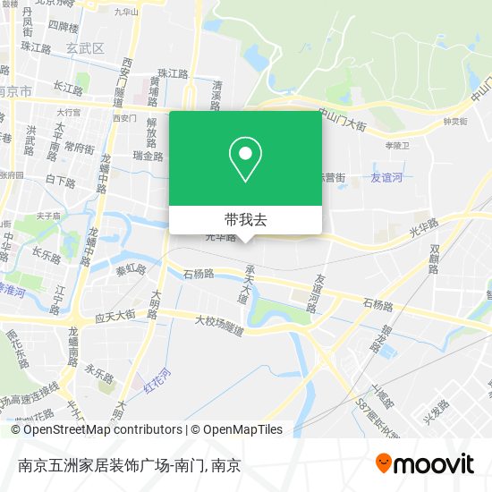 南京五洲家居装饰广场-南门地图
