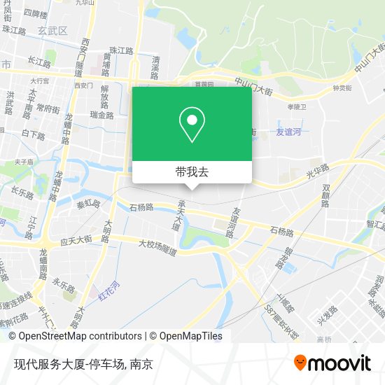 现代服务大厦-停车场地图