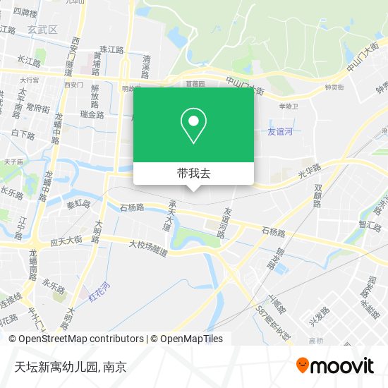 天坛新寓幼儿园地图