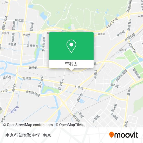 南京行知实验中学地图
