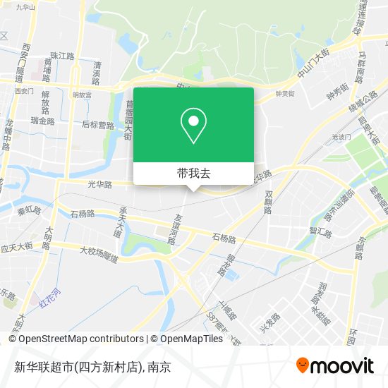 新华联超市(四方新村店)地图