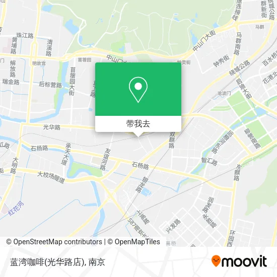 蓝湾咖啡(光华路店)地图