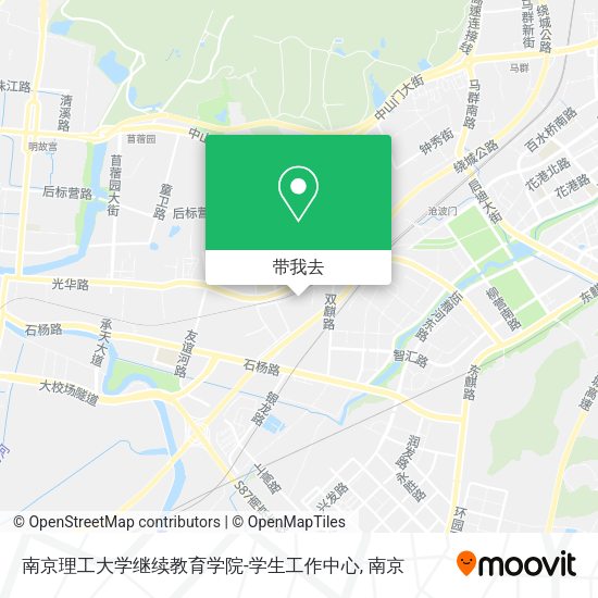 南京理工大学继续教育学院-学生工作中心地图