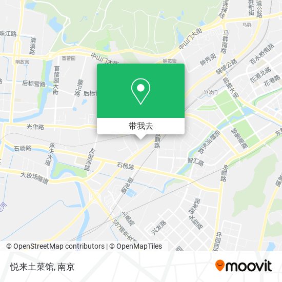 悦来土菜馆地图