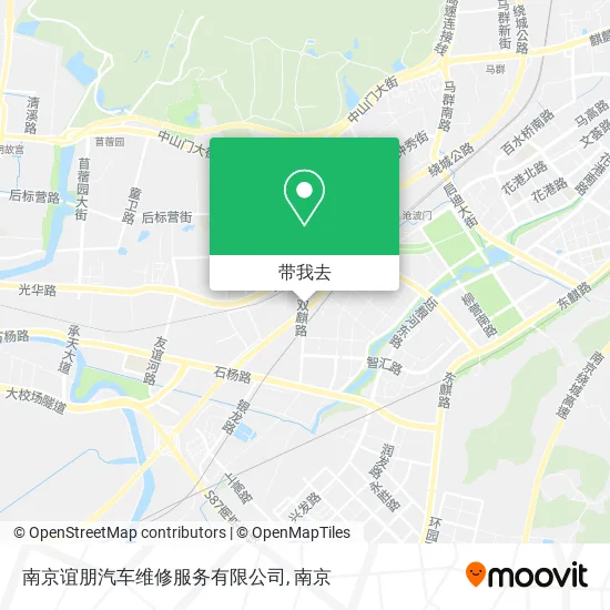 南京谊朋汽车维修服务有限公司地图