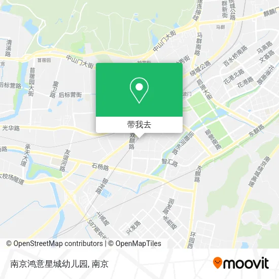 南京鸿意星城幼儿园地图