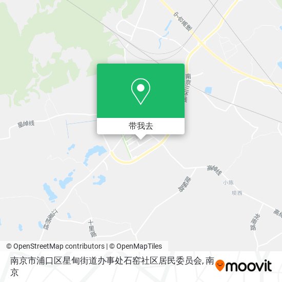 南京市浦口区星甸街道办事处石窑社区居民委员会地图