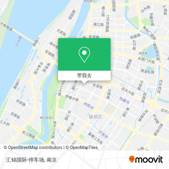 汇锦国际-停车场地图