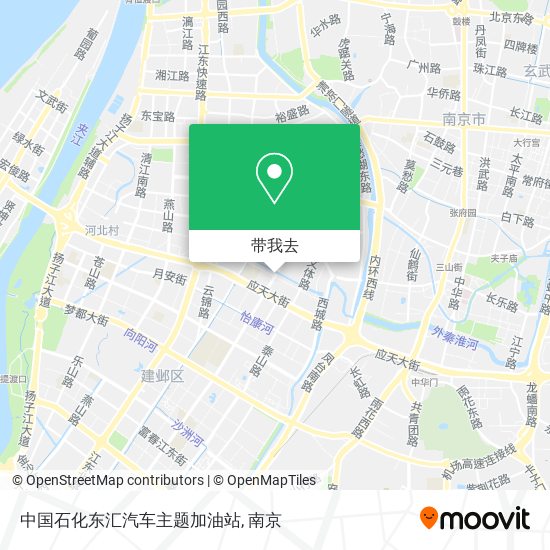 中国石化东汇汽车主题加油站地图
