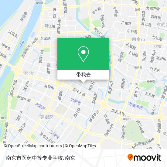南京市医药中等专业学校地图