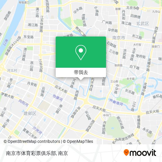 南京市体育彩票俱乐部地图