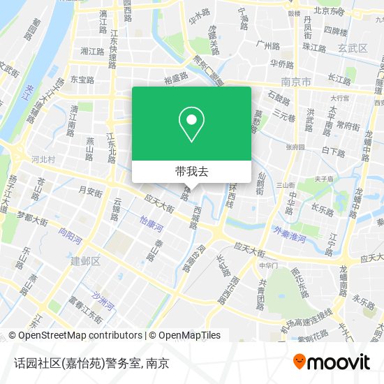 话园社区(嘉怡苑)警务室地图