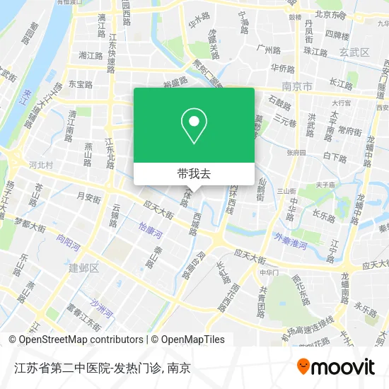 江苏省第二中医院-发热门诊地图