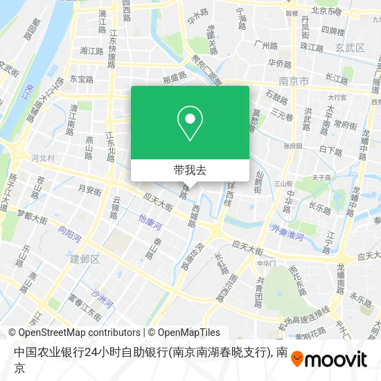 中国农业银行24小时自助银行(南京南湖春晓支行)地图