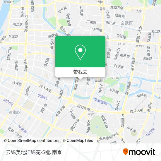 云锦美地汇锦苑-5幢地图