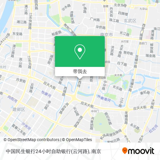 中国民生银行24小时自助银行(云河路)地图