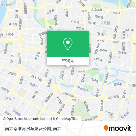 南京秦淮河房车露营公园地图