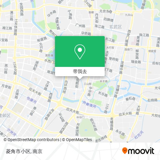 菱角市小区地图