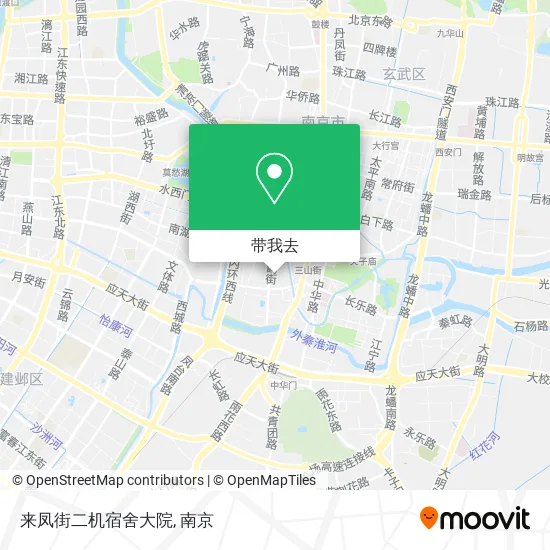 来凤街二机宿舍大院地图
