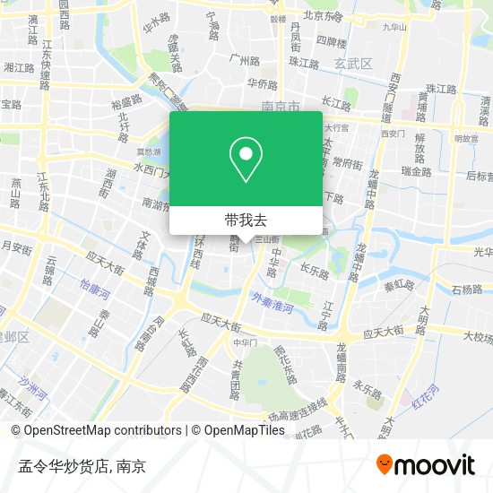 孟令华炒货店地图