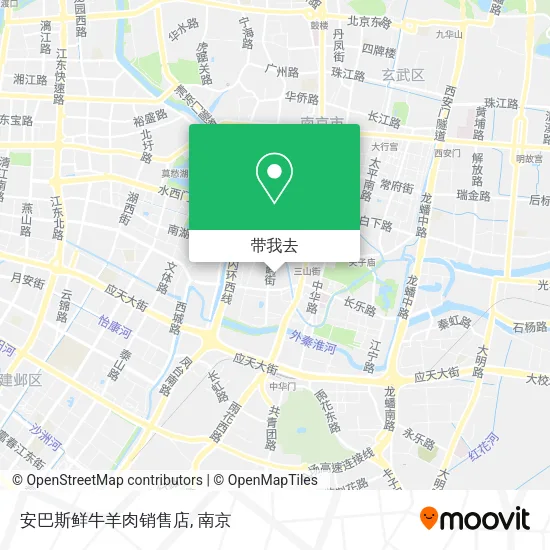 安巴斯鲜牛羊肉销售店地图
