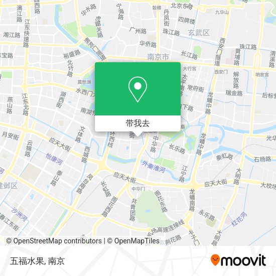 五福水果地图