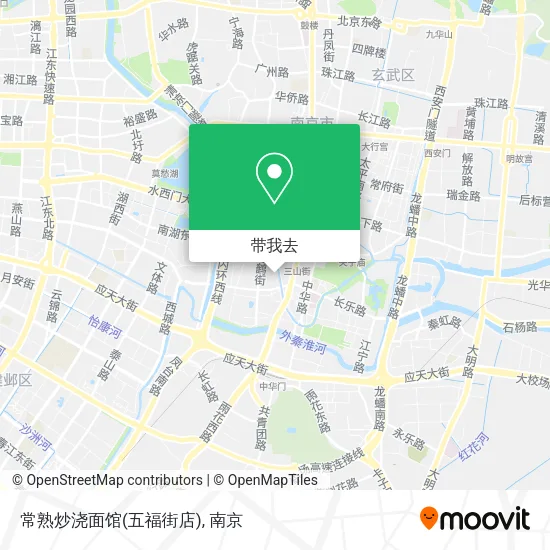 常熟炒浇面馆(五福街店)地图