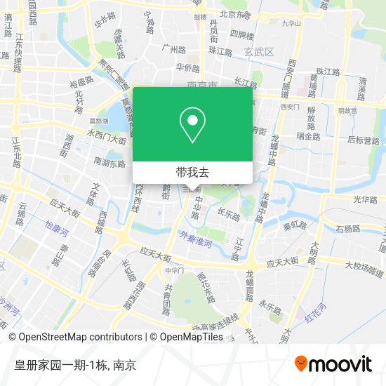 皇册家园一期-1栋地图