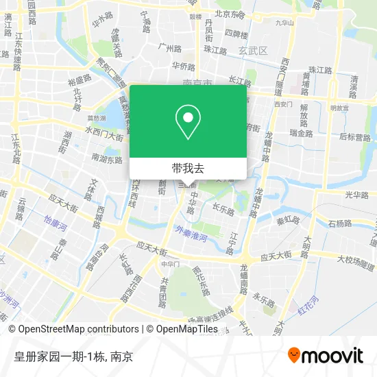 皇册家园一期-1栋地图
